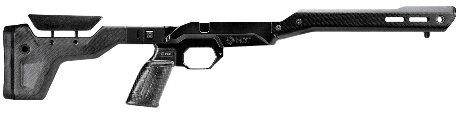 MDT HNT26 Carbon Fiber Folding Chassis Remington 700 Short Action Adj Cheekrest M-LOK 104999BCF