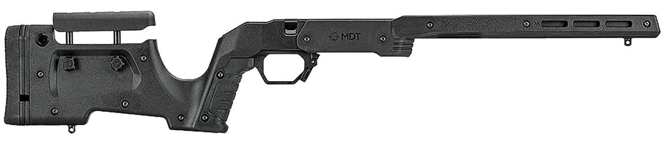 MDT XRS Precision Rifle Chassis Black Aluminum Polymer Rem 700 Short Action AICS