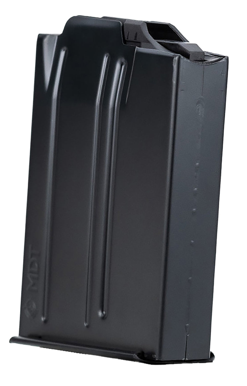 MDT 104760BLK AICS Extended 10-Round Magazine .223 Rem Black Steel w/ Polymer Feed Lips