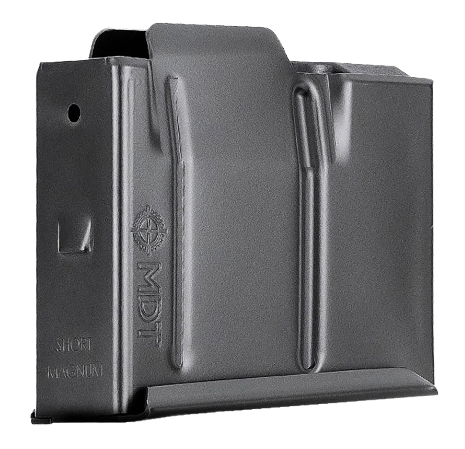 MDT 103133BLK AICS 3-Round Magazine 6.5 PRC 300 WSM Short Action Magnum Black Steel
