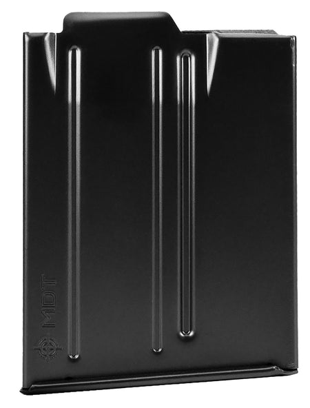 MDT 102013BLK AICS 10-Round Extended .308 / 6.5 Creedmoor Short Action Black Steel Magazine w/ Binder Plate