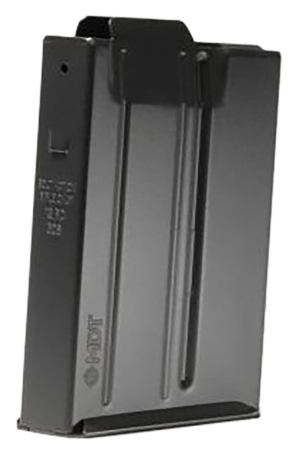 MDT 102922BLK AICS 12-Round Extended .308 / 6.5 Creedmoor Short Action Black Steel Magazine w/ Binder Plate