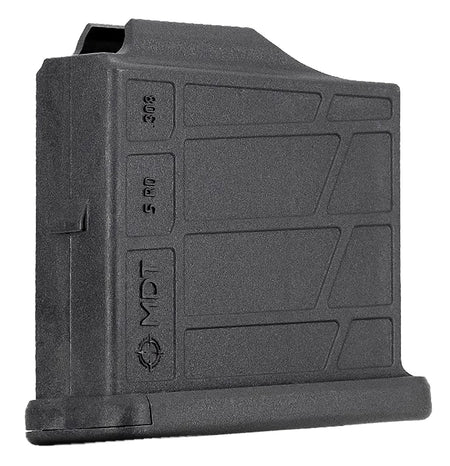 MDT 105026BLK AICS 5-Round Extended 6.5 Creedmoor / .308 Win Short Action Black Polymer Magazine