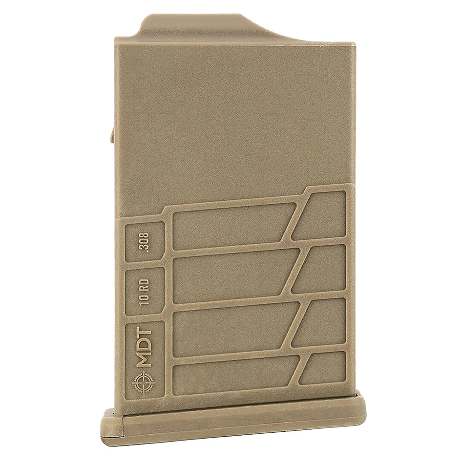 MDT 104447FDE AICS 10-Round Extended .308 / 6.5 Creedmoor Short Action FDE Polymer Magazine
