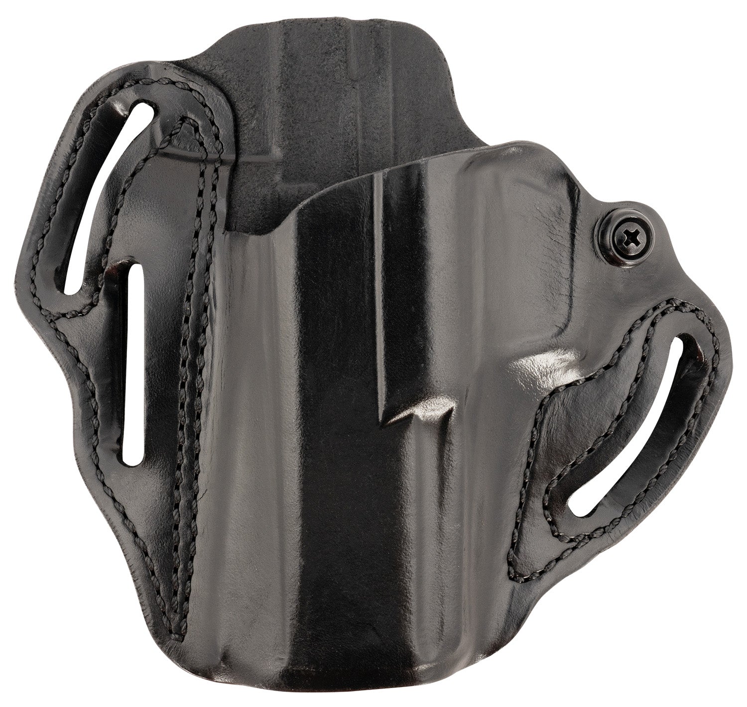 DeSantis Speed Scabbard OWB Holster Black Leather Fits 4.50" Barrel Pistols Left Hand