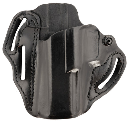 DeSantis Speed Scabbard OWB Holster Black Leather Fits 4.50" Barrel Pistols Left Hand