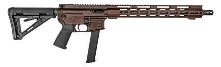 Diamondback DB15 9mm Luger 16" Midnight Bronze Rifle - 32+1 Capacity, Magpul CTR Stock/K2 Grip