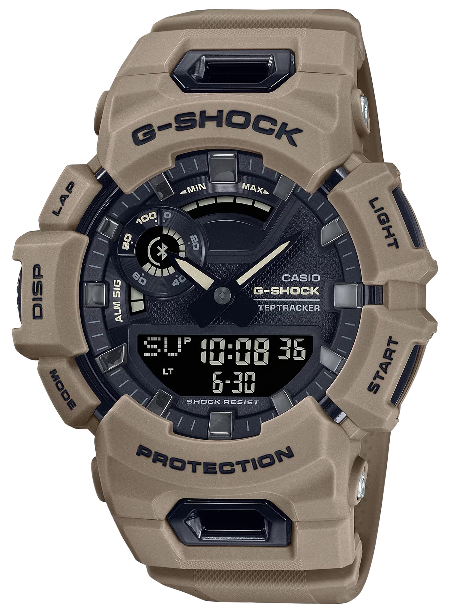 Casio G-Shock GBA900UU5A Tactical Brown Training Watch with Bluetooth