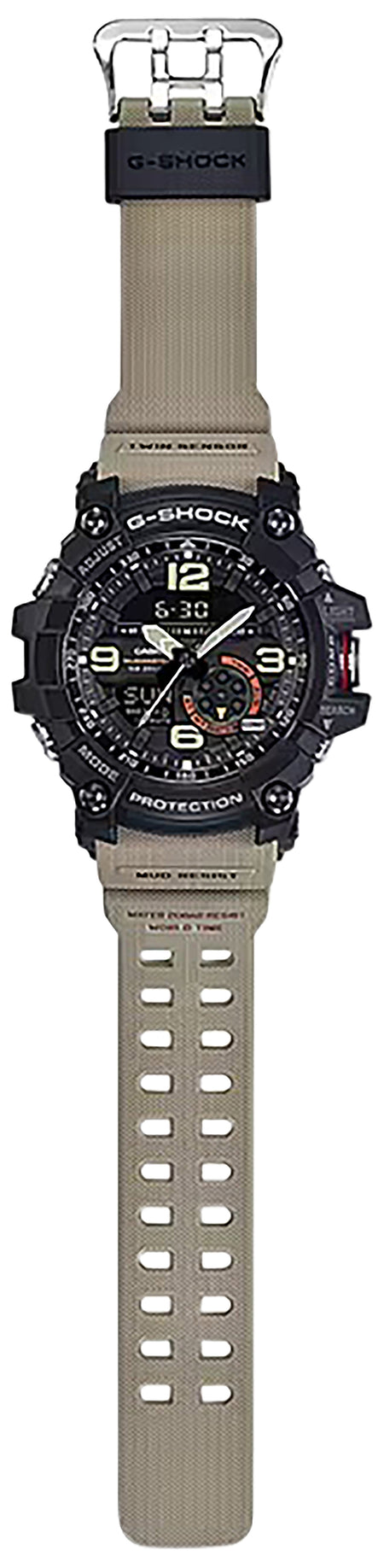 Casio G-Shock GG1000 MudMaster Compass Thermometer Watch Tan