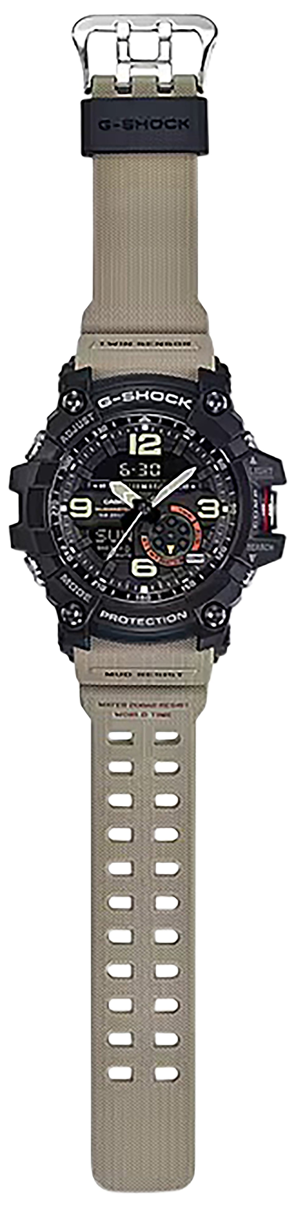Casio G-Shock GG1000 MudMaster Compass Thermometer Watch Tan