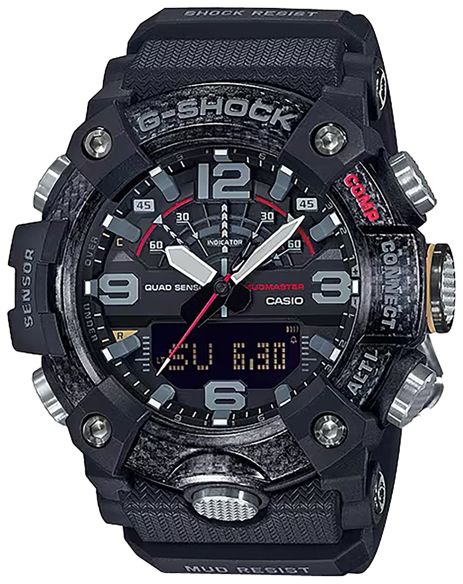 Casio G-Shock GGB100 MudMaster Digital Compass Altimeter Watch Black