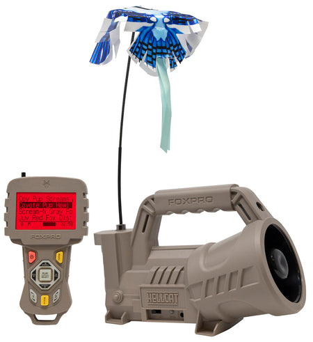 Foxpro Hellcat All-in-One Decoy and Digital Game Call - 300-Sound Capacity, Tan