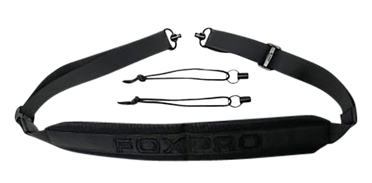 Foxpro SLINGFXPBLK Adjustable Black Nylon Carry Sling Including QD Mounts