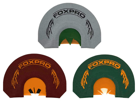Foxpro Beardtaker 3-Pack Turkey Diaphragm Call Set - V-Cut, Ghost Cut, Batwing Cut