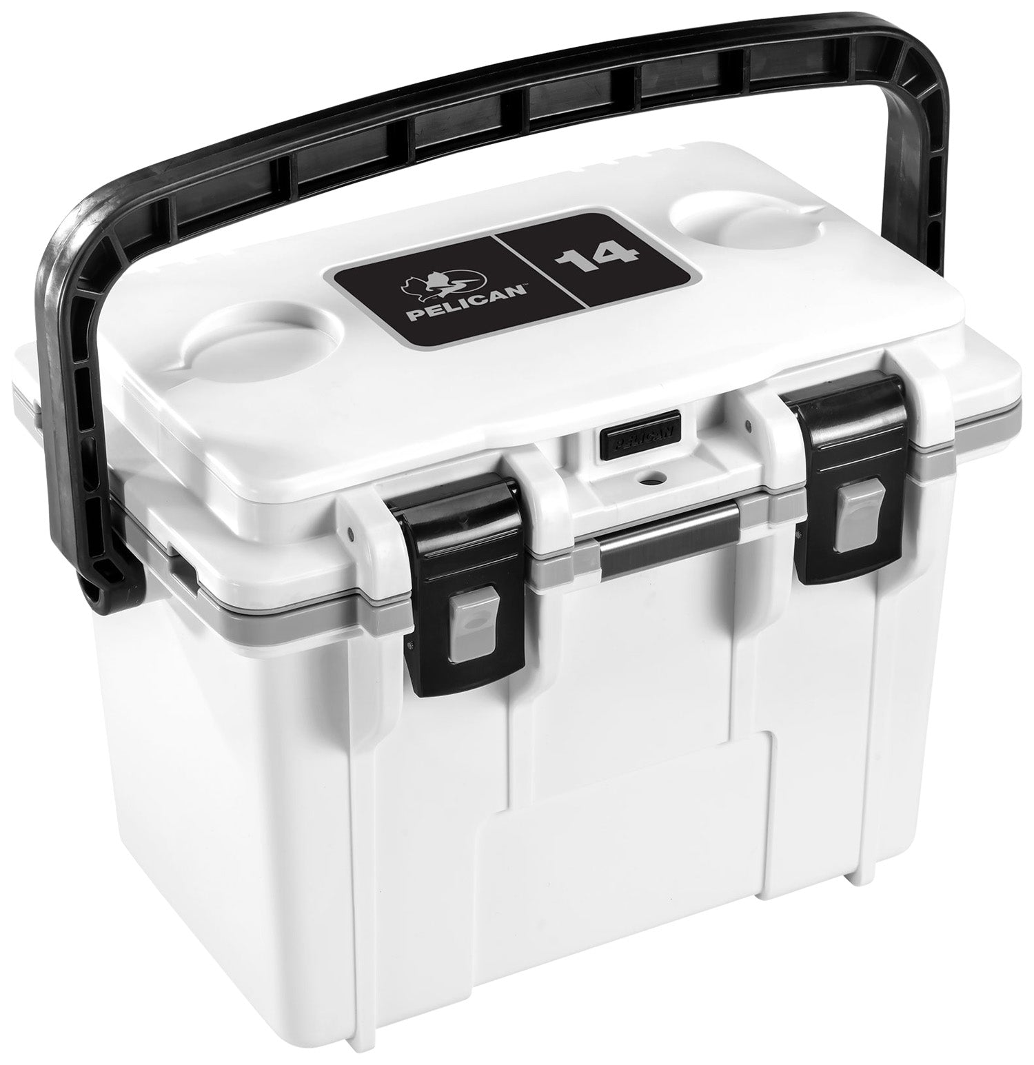 Pelican 14Q-1-WHTGRY 14 Qt Elite Personal Cooler White and Gray