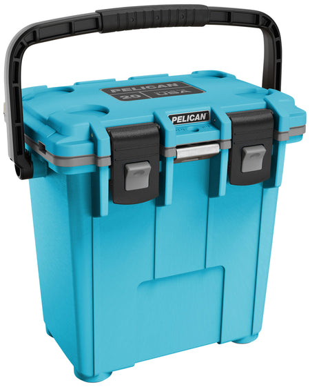 Pelican 20Q-1-CLBLUGRY 20 Qt Elite Personal Cooler Blue and Gray