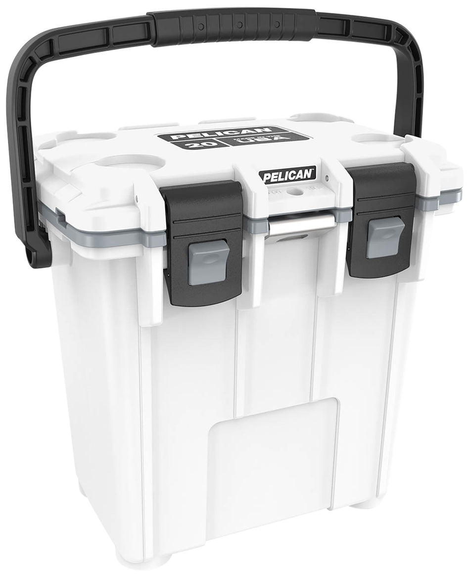 Pelican 20Q-1-WHTGRY 20 Qt Elite Personal Cooler White and Gray