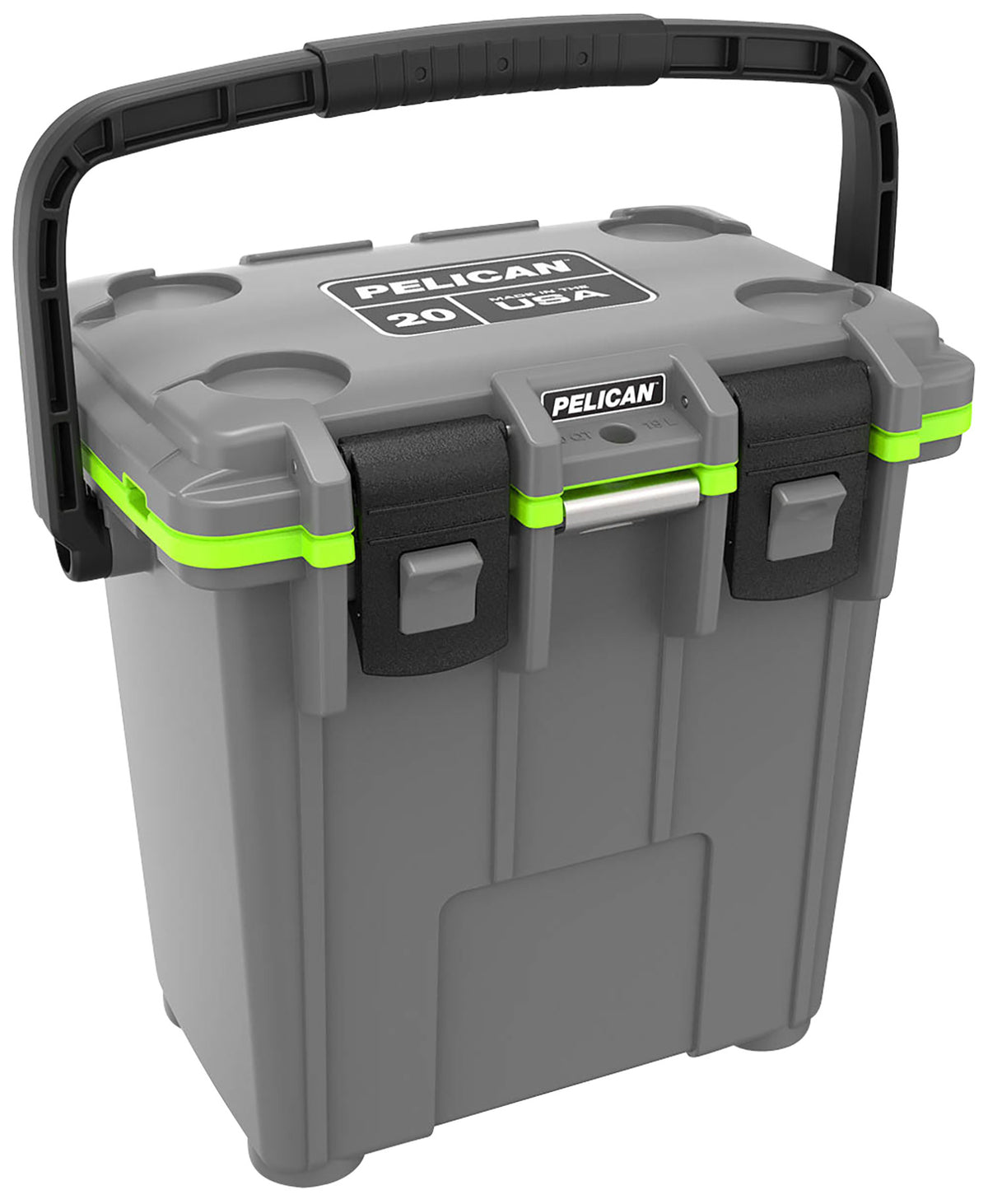Pelican 20Q Elite Cooler 20 Quart Gray and Olive Drab