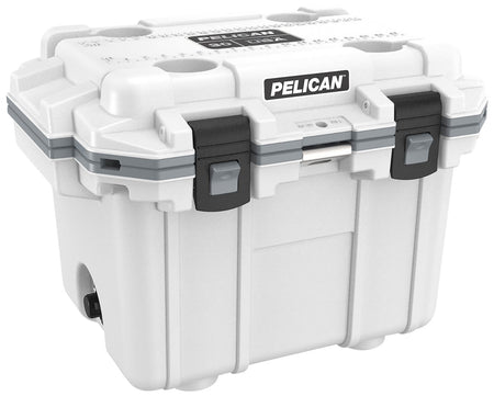 Pelican 30Q Elite Cooler 30 Quart White and Gray
