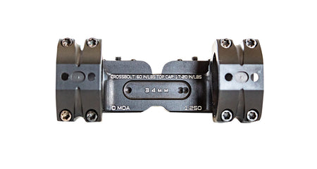 MasterPiece Arms MPA BA Series 34mm Bolt Action Rifle Optic Mount Matte Black