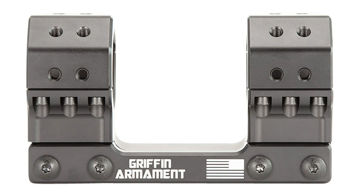 Griffin Armament SPRM SM1425H30MM Precision Scope Mount with Rings Black Anodized