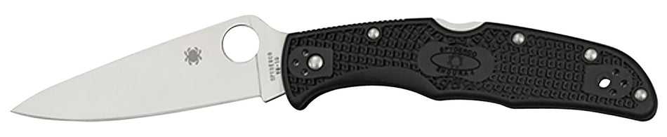 Spyderco Endura 4 Lightweight Folder 3.75" Plain Satin VG-10 SS Blade Purple Bi-Directional FRN Handle