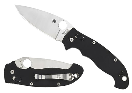 Spyderco Manix 2 XL C95GP2 3.85" Folding Knife Satin CPM S30V SS Blade Black Textured G10 Handle Ball Bearing Lock