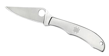Spyderco C137P Honeybee Micro Slipjoint 1.63" Satin 3Cr13MoV Blade Stainless Handle
