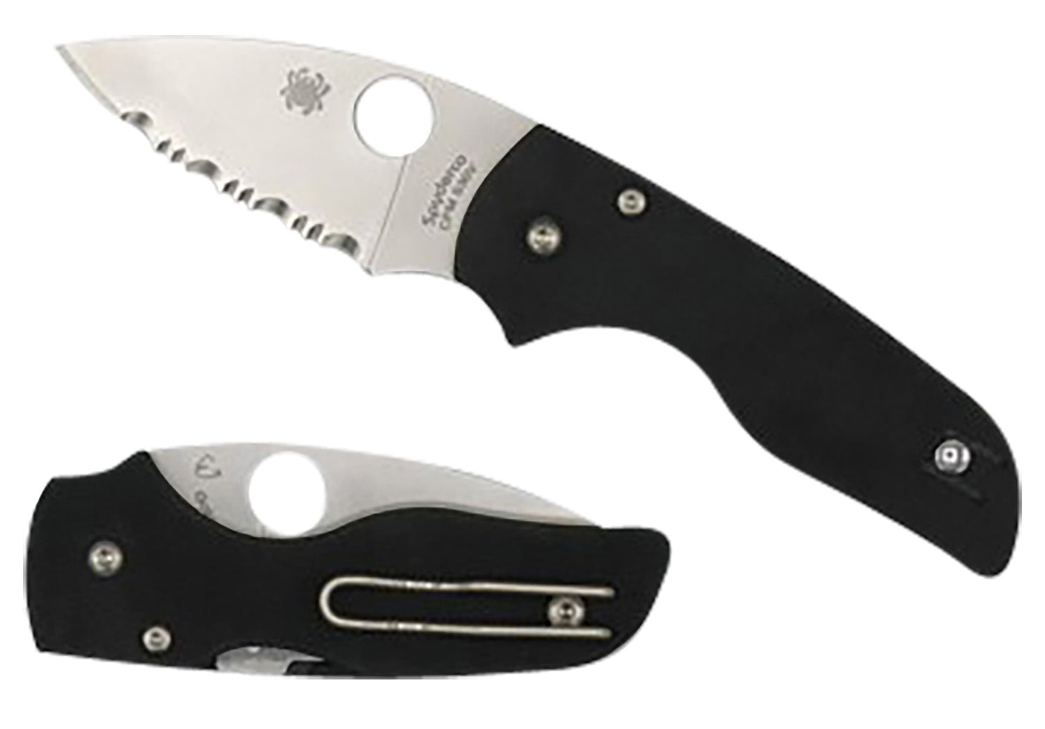 Spyderco C230GP Lil' Native 2.42" Satin CPM S30V SS Blade Black G10 Handle Pocket Clip