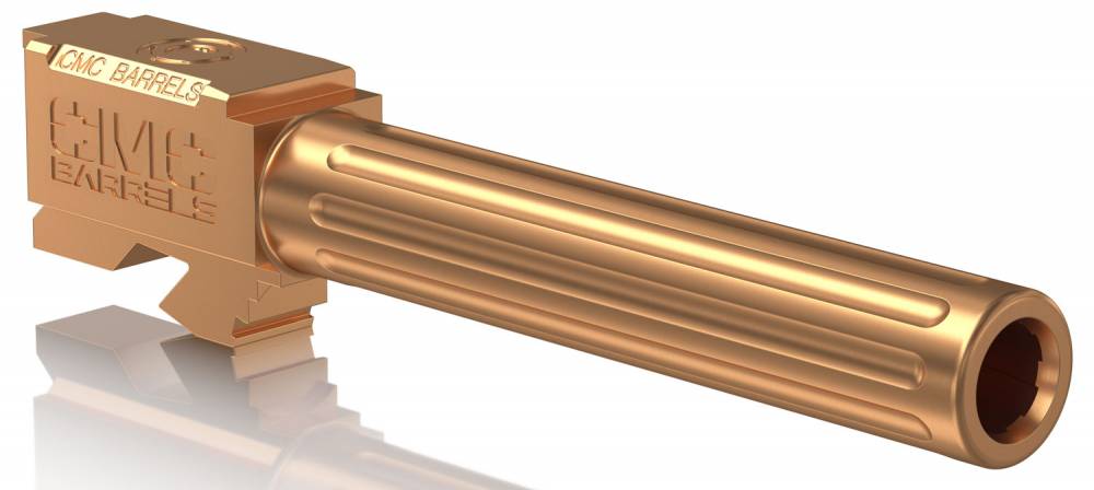 CMC Match Precision Fluted Barrel for Glock 34 Gen 3&4 Bronze Finish