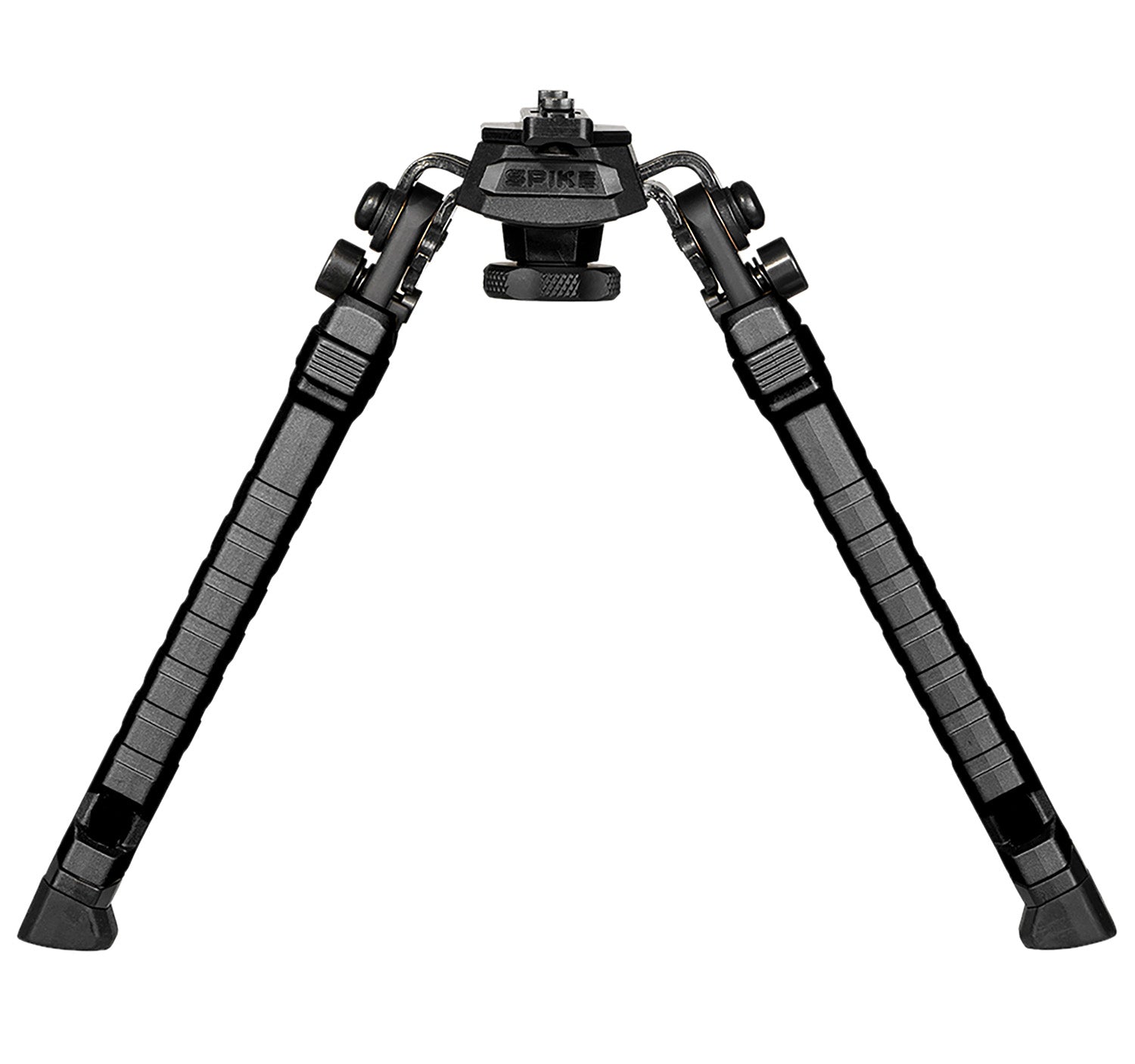 FAB Defense FXSPIKEMB Spike Bipod 7.09"-9.88" Adj. Rotating Tilting Rubber Feet M-LOK Rail Black Polymer & Aluminum