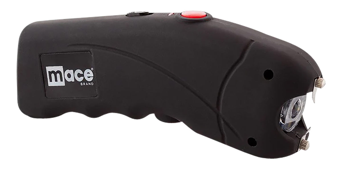 Mace Brand Ergo LED Stun Gun with Holster – Model 80813 Black Rubber