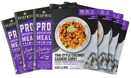 Wise Foods Thai Coconut Cashew Curry Outdoor Meal Kit RW05193 6-Count Case