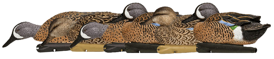 Avian-X Topflight Blue-Winged Teal Floating Decoys 6-Pack Multi-Color AVXAVX8080