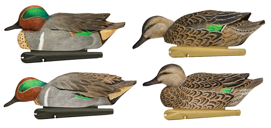 Avian-X Topflight Green-Winged Teal Floating Decoys 6-Pack Multi-Color AVXAVX8081