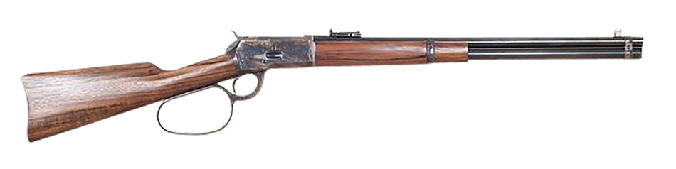 Cimarron AS067 1892 Cogburn Carbine .45 Colt (LC) 10+1 20in Blued Round Barrel, Color Case Hardened SS Receiver, Walnut Stock