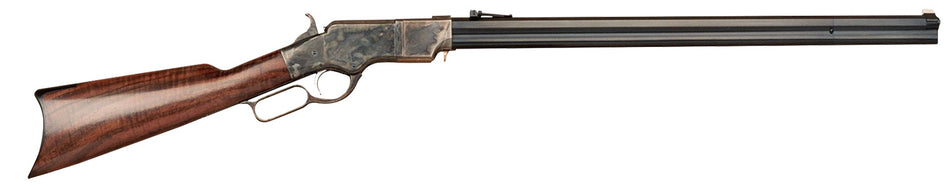 Cimarron CA236 1860 Henry Steel Framed Rifle, .45 Colt, 12-Round Capacity, 24" Blued Octagon Barrel, Walnut Stock