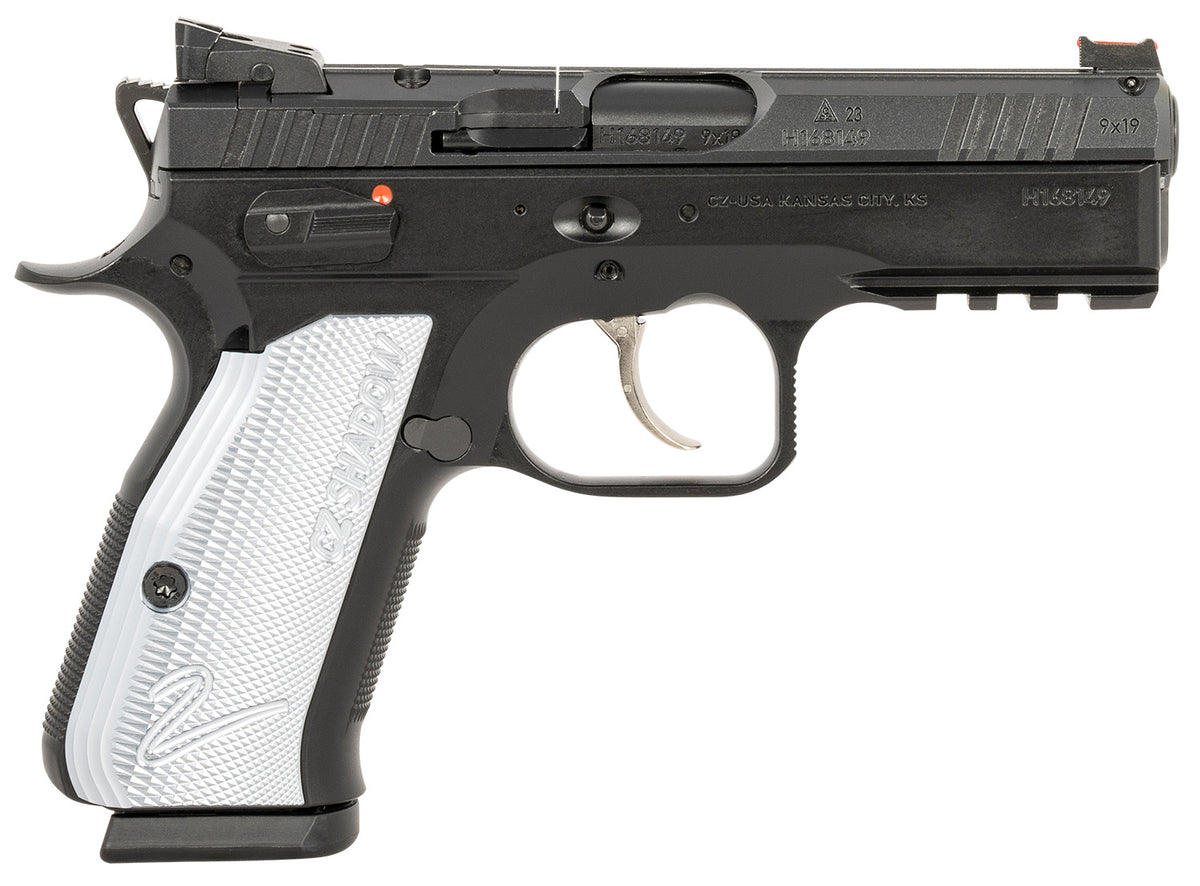 CZ-USA Shadow 2 Compact Frame 9mm Luger 15+1 Pistol with Beavertail