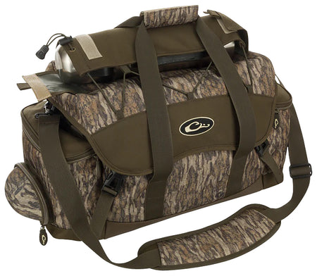 Drake Waterfowl DA2020006 Blind Bag Large 18-Pocket with Sunglass Pocket, Thermos Sleeve and Carry Handles