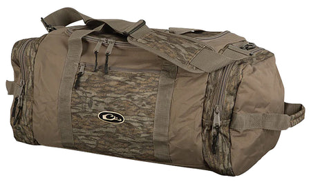 Drake Waterfowl DB36510063 Duffle Bag Large Mossy Oak Bottomland with Adjustable Shoulder Strap and Exterior Pockets