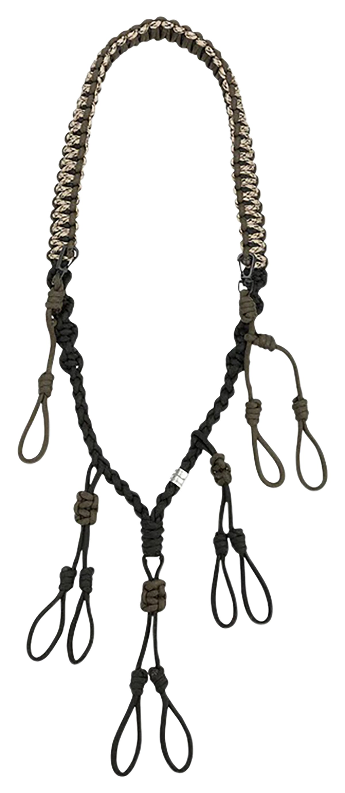Drake Waterfowl DW7150BKO Adjustable Callers Lanyard Black/Olive Polypropylene Hunting