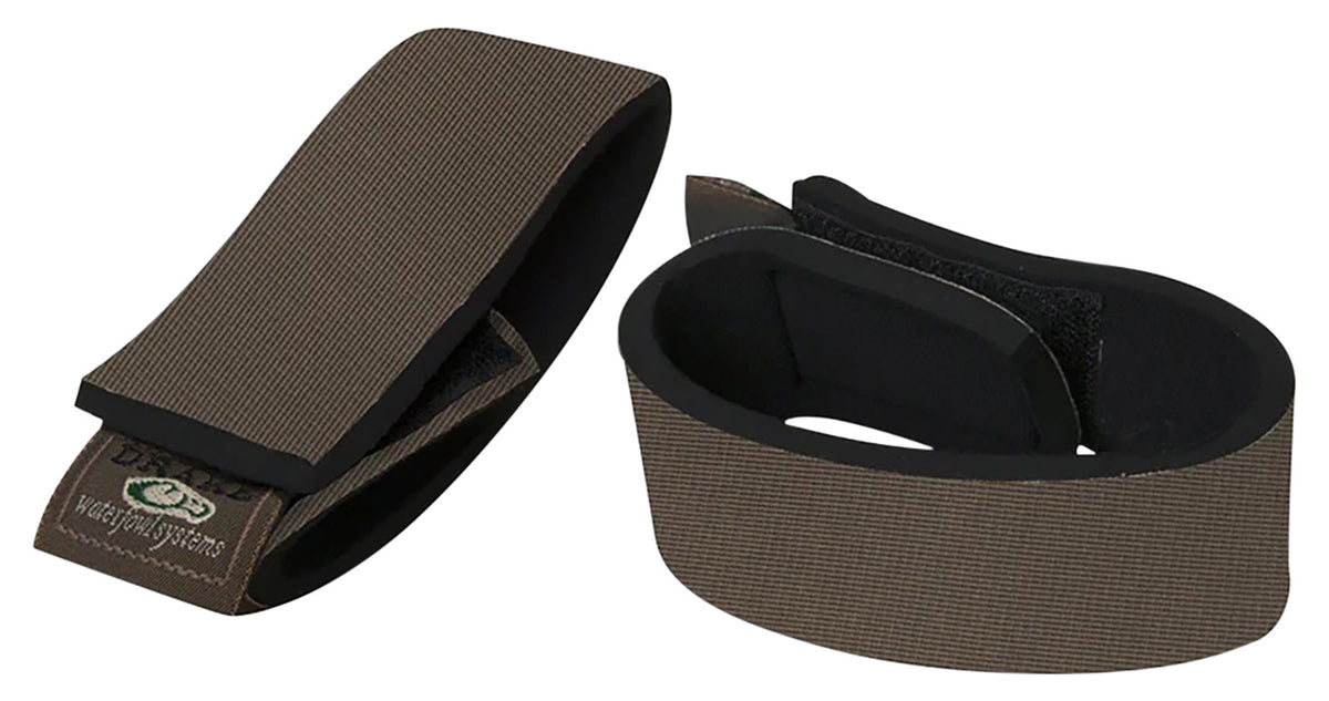 Drake Waterfowl DW73600 Brown Neoprene Ankle Garters Hook & Loop Fastener OSFA