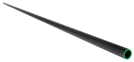 Huxwrx 338 Caliber (8.6mm) Suppressor Alignment Rod, 18" Carbon Fiber, Green Tip