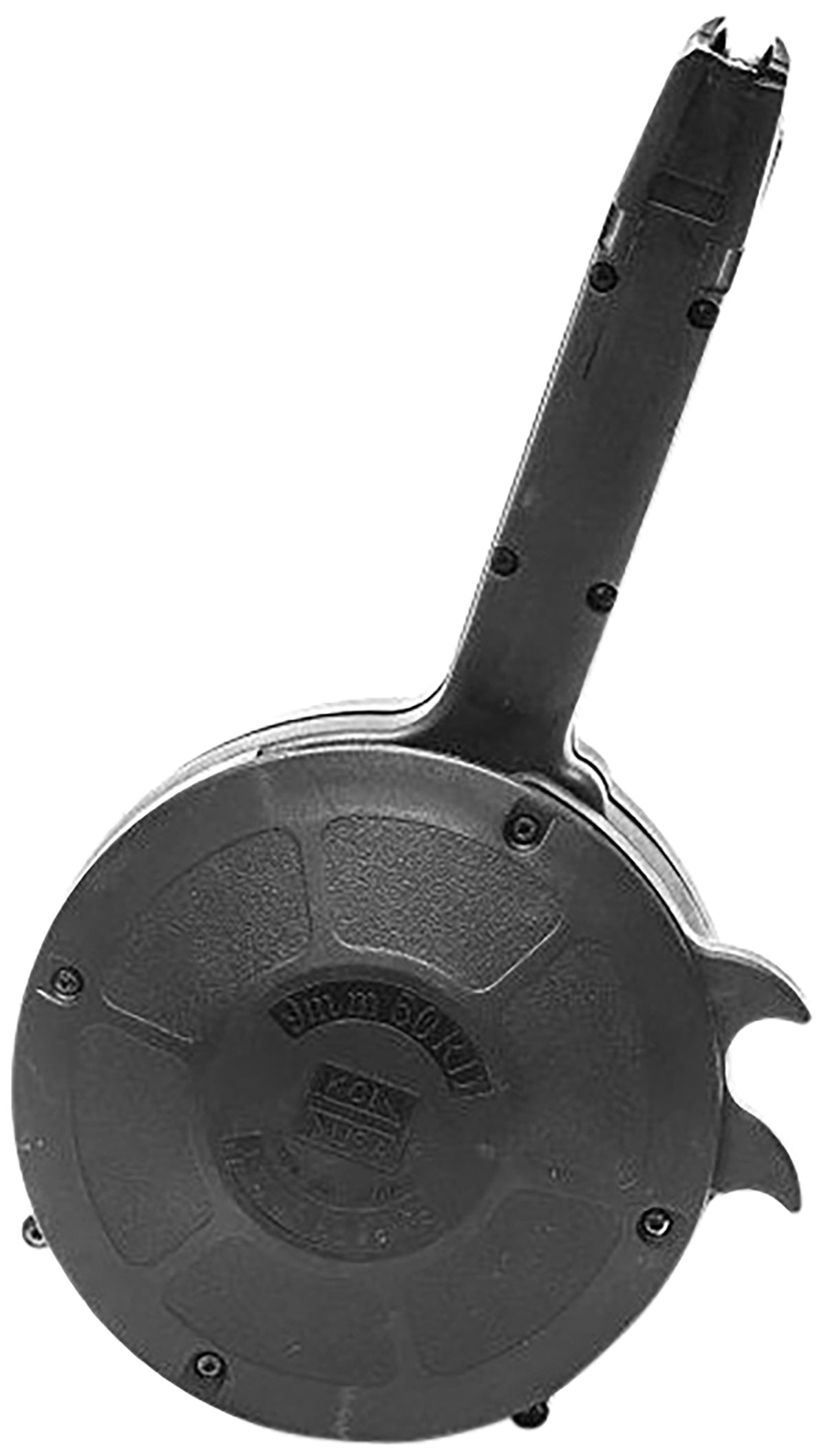 KCI USA KCIMZ027 50-Round Drum 9mm Luger Polymer Magazine for Double Stack Glock Pistols