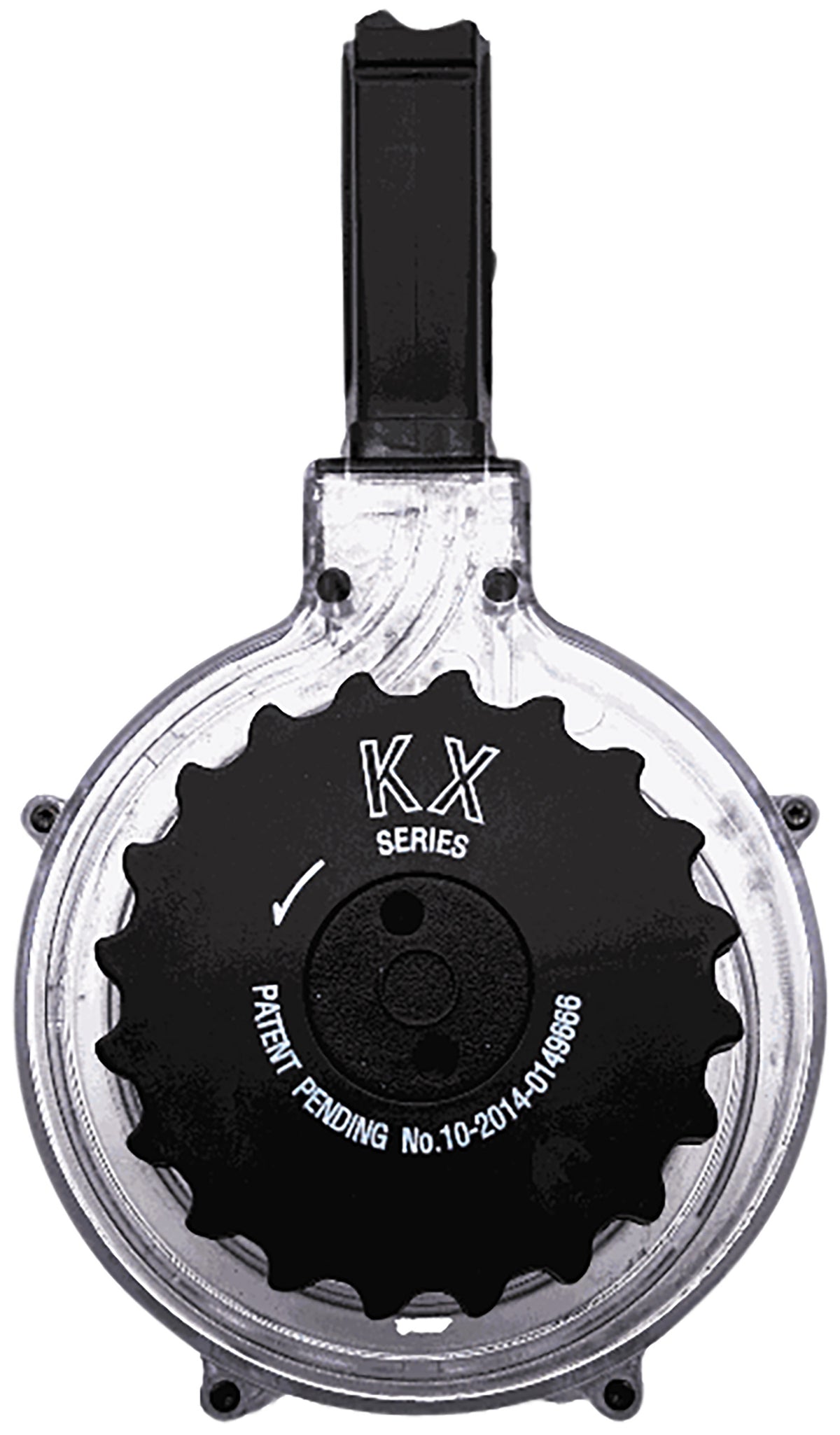 KCI USA KCIMZ036 50-Round Drum 5.56x45mm NATO Clear Polymer AR-15 Magazine