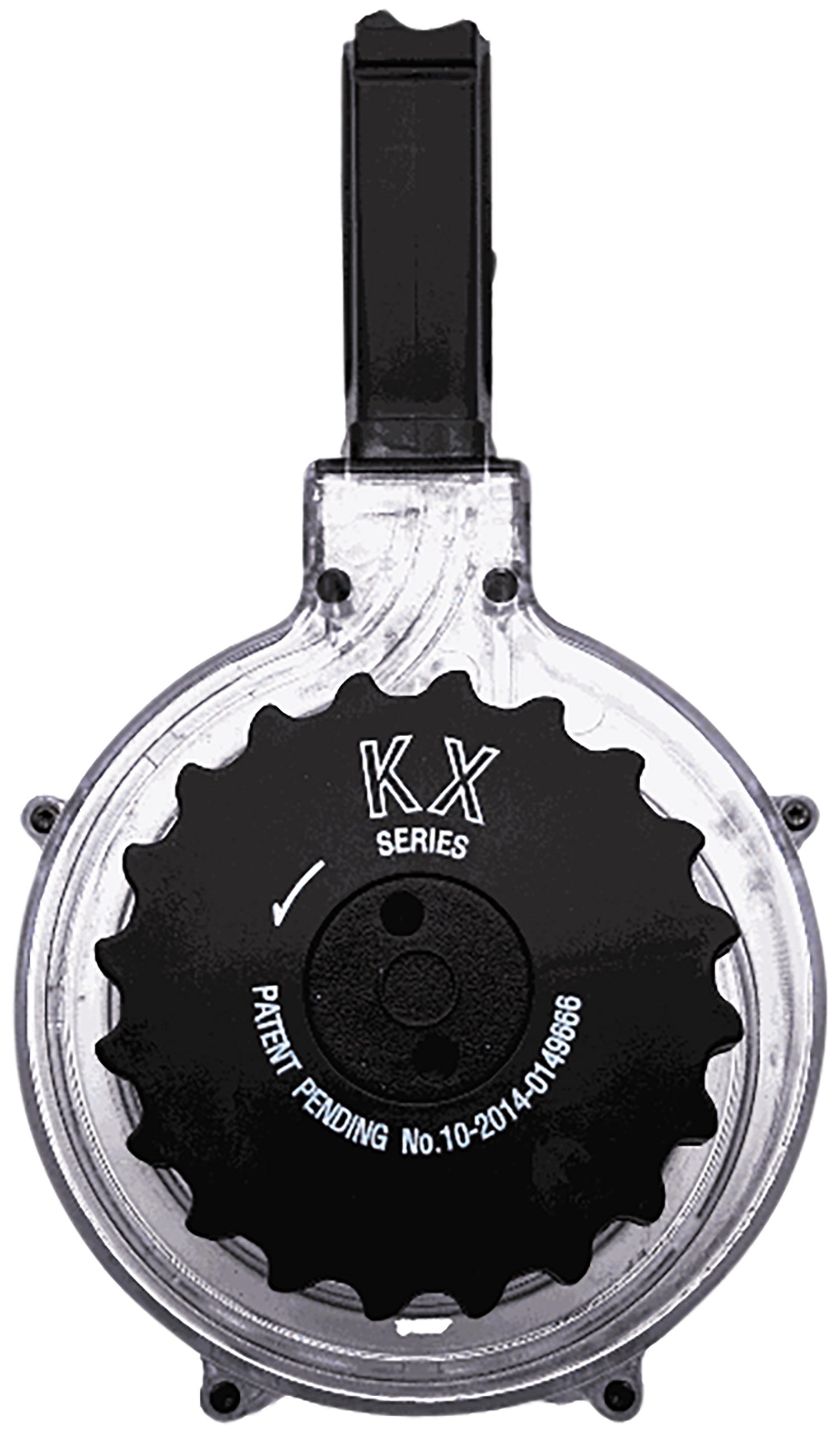 KCI USA KCIMZ036 50-Round Drum 5.56x45mm NATO Clear Polymer AR-15 Magazine