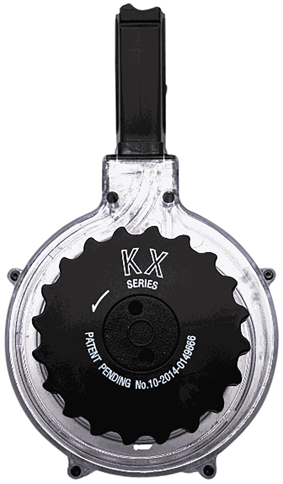 KCI USA KCIMZ036 50-Round Drum 5.56x45mm NATO Clear Polymer AR-15 Magazine