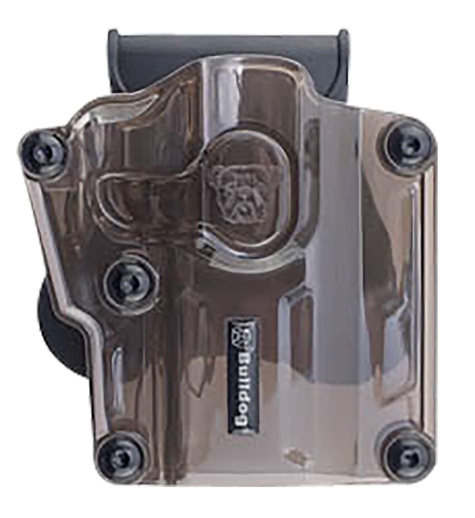 Bulldog MX003 OWB Multi Fit Transparent Smoke Polymer Paddle Mount Holster