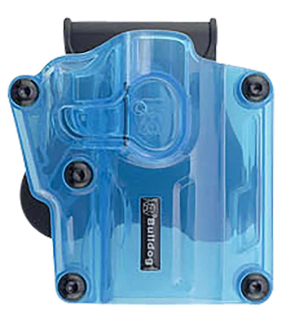Bulldog MX005 OWB Multi Fit Transparent Blue Polymer Paddle Mount Holster