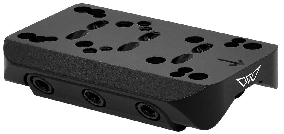 Warne 6108M Shotgun Rib Reflex Mount Black Anodized - Fits Trijicon RMR/Leupold Delta Point/Sig Romeo 3/Vortex